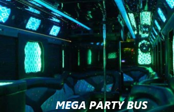 Large Mega Party Bus interior